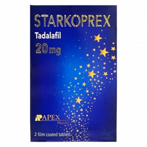 STARKOPREX 20 MG ( TADALAFIL ) 2 FILM-COATED TABLETS